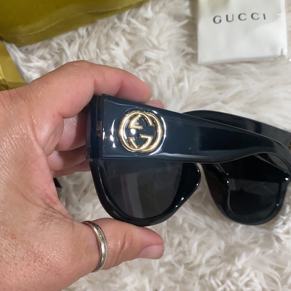 Gucci 55mm Oversize sunglasses - Picture 6 of 9